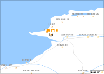 map of Ust\