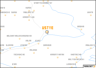 map of Ust\