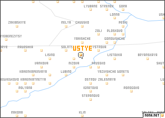 map of Ust\