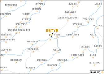 map of Ust\