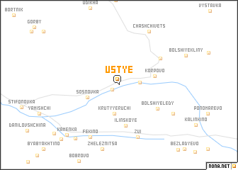 map of Ust\