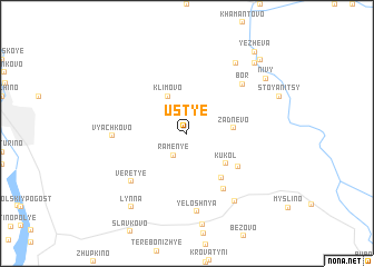 map of Ust\
