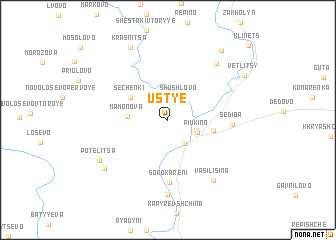 map of Ust\