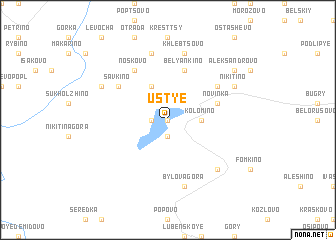 map of Ust\