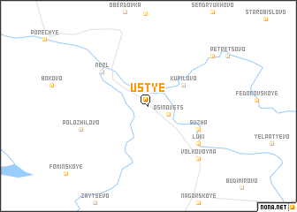 map of Ust\