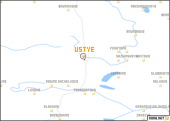 map of Ust\