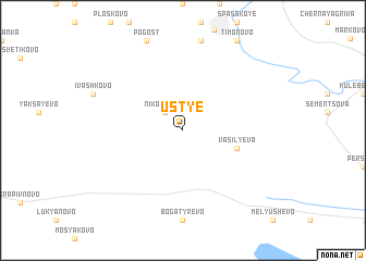 map of Ust\