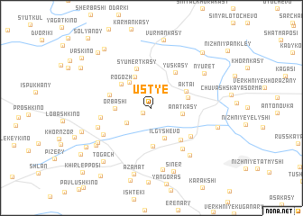 map of Ust\