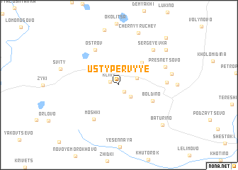 map of Usty Pervyye