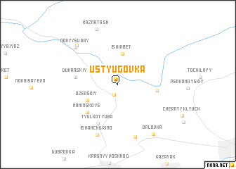 map of Ustyugovka