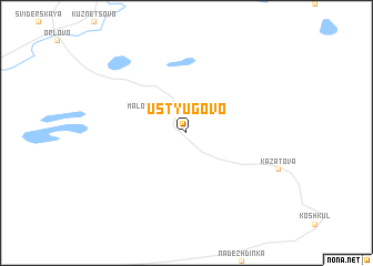 map of Ustyugovo