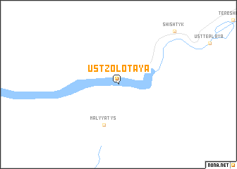 map of Ust\