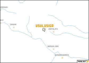 map of Usulusiga