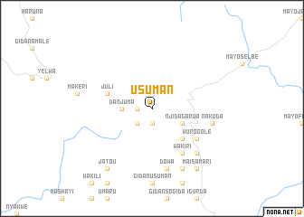 map of Usuman