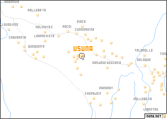 map of Usuña