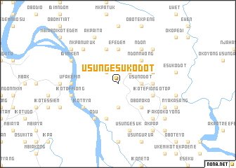 map of Usung Esuk Odot