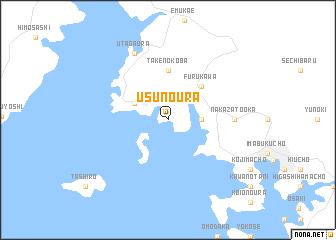 map of Usunoura