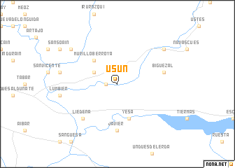 map of Usún