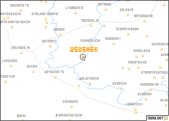 map of Usushek