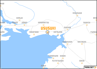 map of Ususuki