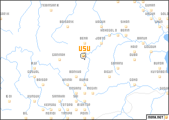 map of Usu