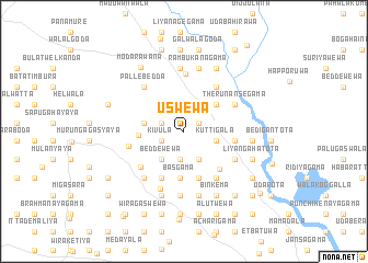 map of Uswewa