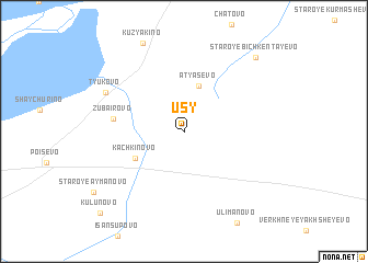 map of Usy