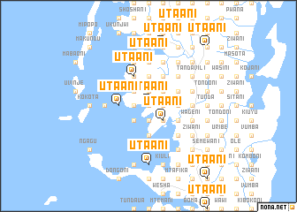 map of Utaani