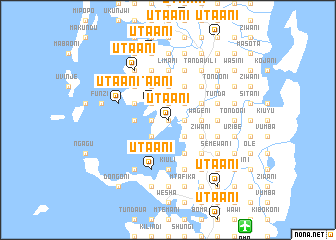 map of Utaani