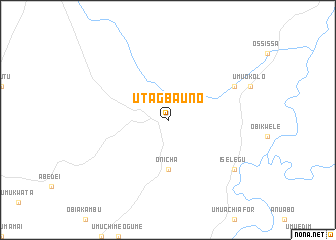map of Utagba Uno
