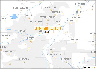 map of Utah Junction