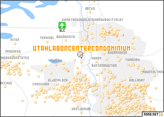 map of Utah Labor Center Condominium