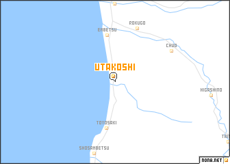 map of Utakoshi