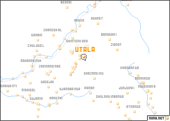map of Ūtāla