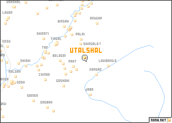 map of Utal Shāl