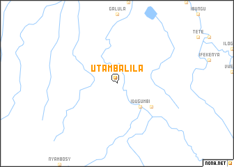 map of Utambalila