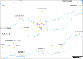 map of Utamysh