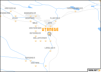 map of Utanede