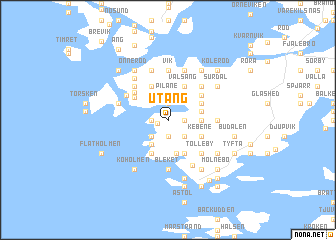 map of Utäng