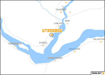 map of Utanobod