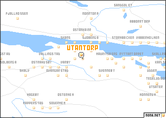 map of Utantorp