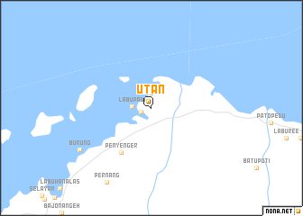 map of Utan