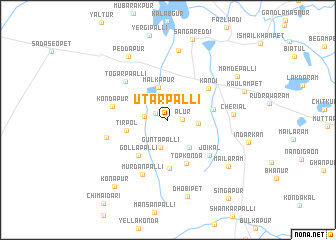 map of Utarpalli