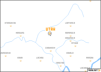 map of Utaw