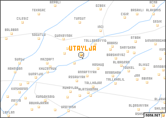 map of ‘Uţayljā