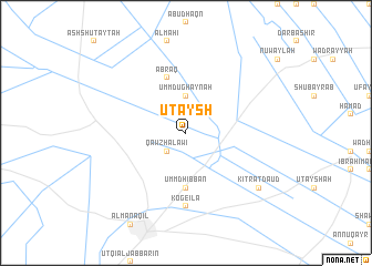 map of ‘Uţaysh