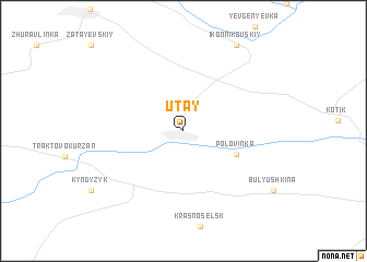 map of Utay