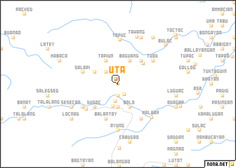 map of Uta