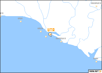 map of Uta