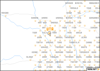 map of Uta